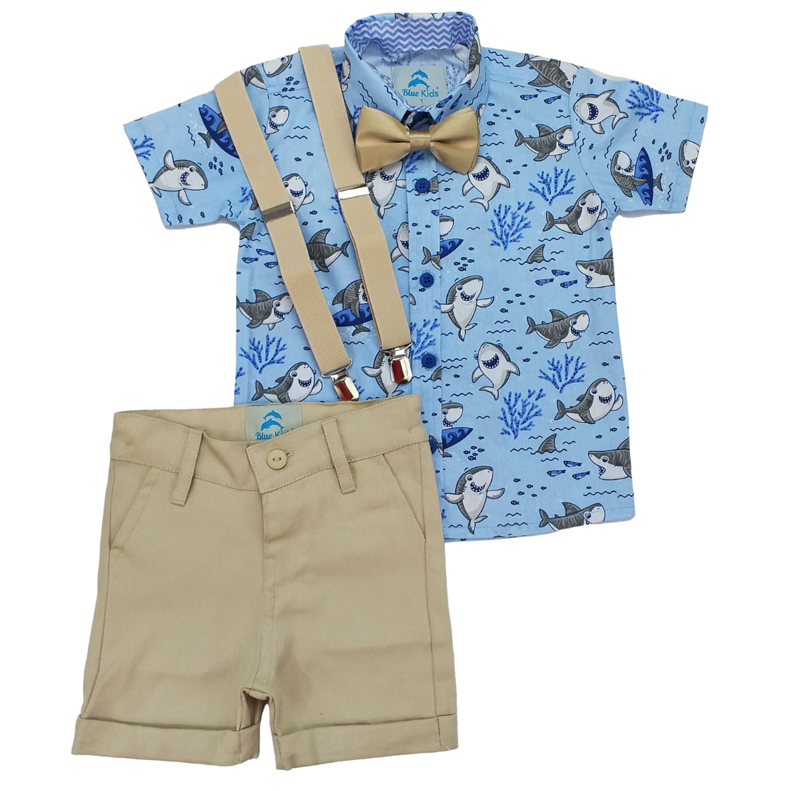 Roupa Festa Infantil Baby Shark